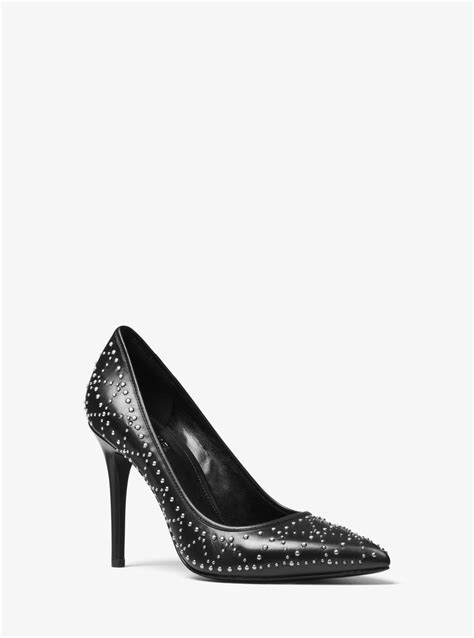 michael kors black claire pump|Michael Kors Womens Claire Leather Pointed Toe D.